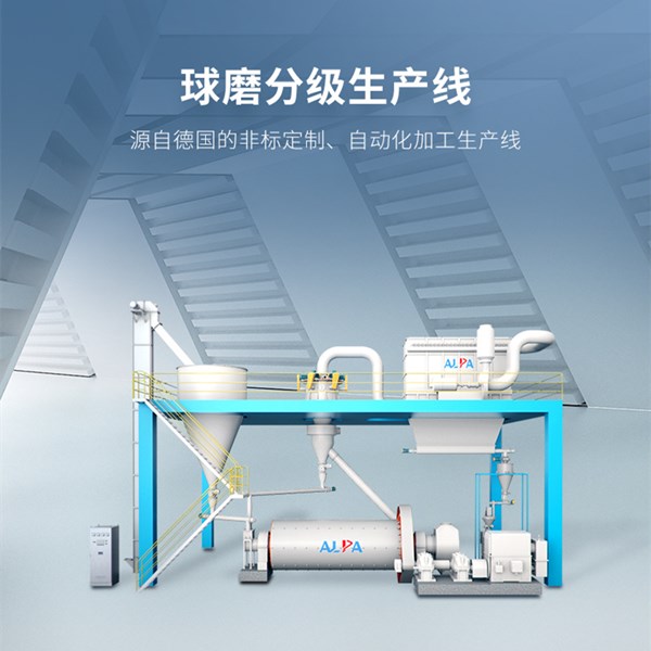 白云石球磨分級(jí)生產(chǎn)線(xiàn)