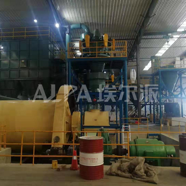 江蘇某新材料公司石英FW630-6型氣流分級機(jī)生產(chǎn)線